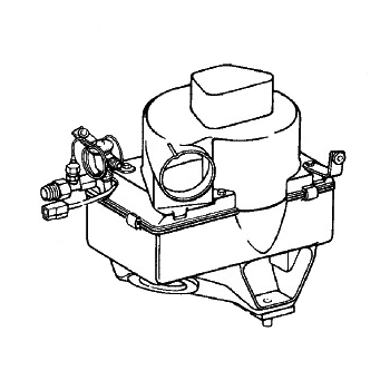 Verdampfergehäuse komplett für Porsche 911, Bj.86-89  5730210403