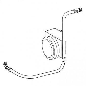 Kältemittelschauch für Porsche 911 Carrera, Bj. 84-89  91157315305