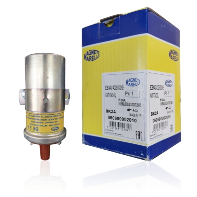 Preview: Zündspule, Neu, 12 Volt, von Marelli für Porsche 356 B/C, 912     61660210900