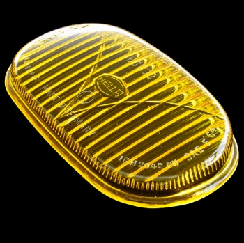 Preview: Hella Nebelscheinwerferglas, gelb für Porsche 911  90163121102