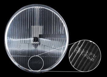 Bosch Scheinwerferglass H4 weiß, Linkslenker, 1305614005, für Porsche 911  91163192700
