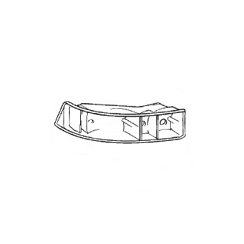 tail light housing right for Porsche 911, 84-86  91163194000