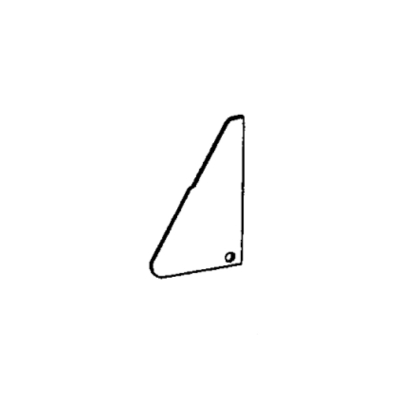Side window pane clear, left/right for Porsche 356 A/B/C, Cabriolet / hardtop     64454210530