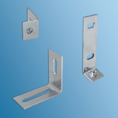 Mounting bracket set, 3 parts, for Porsche 356 B/C     64453104920, 64453145300, 64453146000