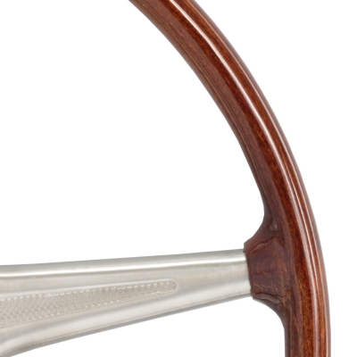 Preview: Holz-Lenkrad, Holzkranz original Griffstärke,  Ø 420 mm, für Porsche 356 B/C       64434708215, 1645500200, 64434708405, 1645500100, 90134708110, 90134708271, 1645500300, 90134708110, 90134708201, 1645500400, 90134708211, 91134708400, 1645500500, 91434780