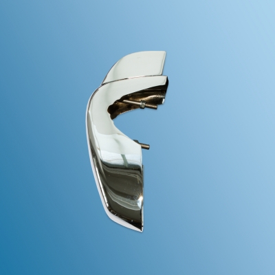 Preview: bumper horn front left for Porsche 356 B/C  64450530115