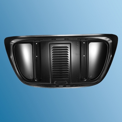 Preview: engine cover with ventilation holes for Porsche 356 C Coupe  64451200106,1680200400,571165
