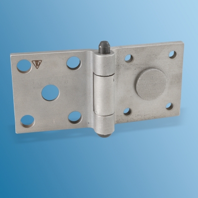 Türschanier, oben links, mit Bolzen für Porsche 356 B/C  64453103104,64453103105