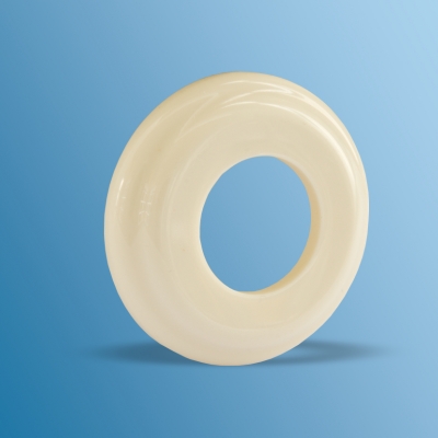 Rosette Fensterkurbel/Türzug creme, kleiner Durchmesser für Porsche 356 AT2, Bj. 58-59  64455289102