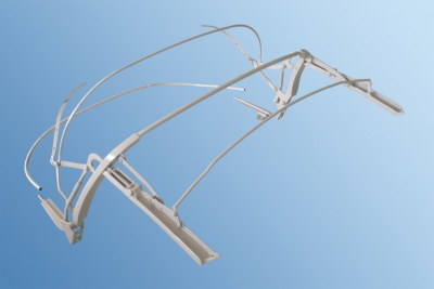 Preview: Verdeckgestänge für Porsche 356 A/B/C, komplett (ohne Spriegel hinten, ohne Spriegel vorn), wie abgebildet  64456100502