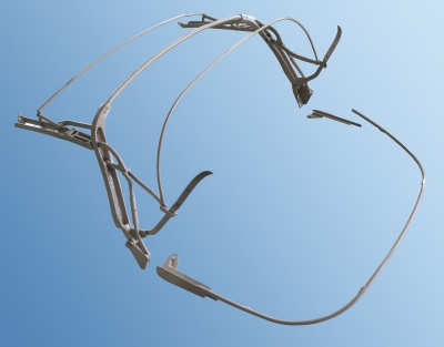 Preview: Verdeckgestänge für Porsche 356 A/B/C, komplett (ohne Spriegel hinten, ohne Spriegel vorn), wie abgebildet  64456100502