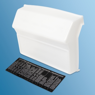 Abdeckkappe mit Schild für Porsche 356 B-T6 / C  64461208306