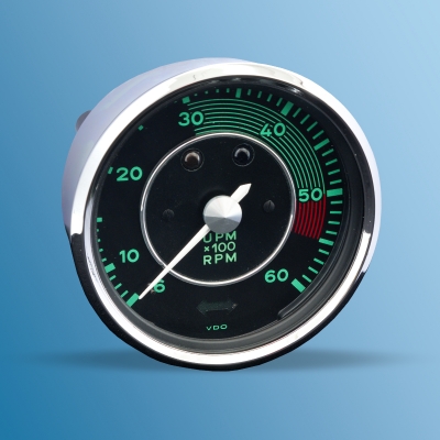 rev counter mechanical, for Porsche 356 B/T6, 1600S, 5000-5500, New in Exchange, deposit 297,50 Euro (incl. VAT.)  64474130107