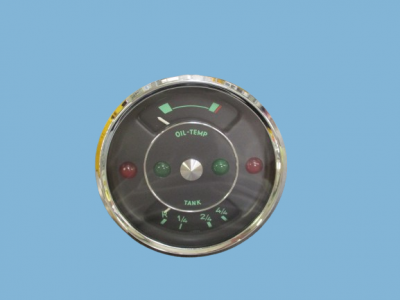 oil combination for Porsche 356 B-T6/C, 4 indicator lights, oil, temperature and tank, 6V, green/black, overhauled in exchange, deposit 464,10 Euro (incl. VAT)     64474150103