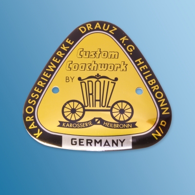 Drauz Plakette für Porsche 356  64472300700