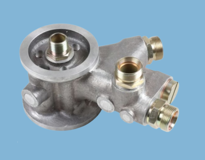 Ölfilterkonsole, Porsche 911, Bj.69-71, für den Frontölkühler  90110790101,90110790100