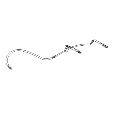 Benzinleitung am Motor für Porsche 911 Bj. 65-68 & 911 T Bj. 69         90110805106