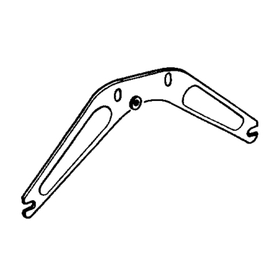 Träger, für Auspuff, für Porsche 914/6       90111115200