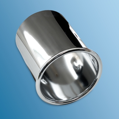 Endrohrblende, Chrom, für Porsche 914  90111124501,1620700500