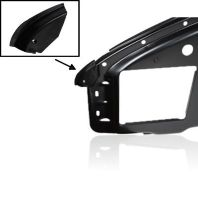 Preview: Eckblech für Radkasten, vorne links, für Porsche 911 / 912, Bj.65-73       90150130300, 1682351470, 591045-7