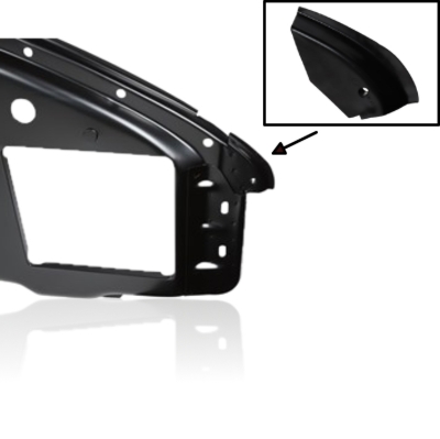 Preview: Eckblech für Radkasten, vorne rechts, für Porsche 911 / 912, Bj.65-73        90150130400, 1682351480, 591046-7