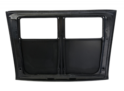 Preview: Nr.1 Deckel hinten, Stahl, Nr.503 für Porsche 911, Bj.64, vorserie, die ersten 232 gebauten 901 hatten diese Motorhaube mit Befestigungsschiene für die Haubendichtung, original Teil, sehr guter Zustand  90151201022,90151201020,91151290301,90151201023,9115