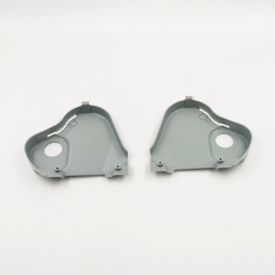 Preview: Innenschalenset, für Vordersitz, links, Schwarz oder Grau für Porsche 356C / 911/912, Bj.65-68 (Satz - 2 Stück)          90152191500, 64452191500, 91152173100