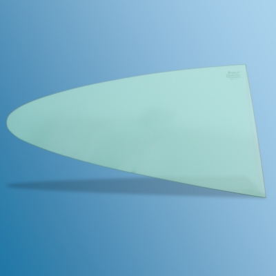 Seitenfensterscheibe für Ausstellfensterrahmen grün rechts für Porsche 911/912, Bj.65-77  90154310230