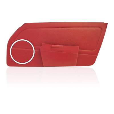 Preview: Türverkleidungsset, links + rechts, Rot, für Porsche 911/912, Bj.67-68        90155503125R, 90155503125, 90155503225, 90155503223, 90155503227, 90155503229, 90155503233, 90155503235, 90155503237, 90155503239, 90155503224, 90155503226, 90155503228, 9015550