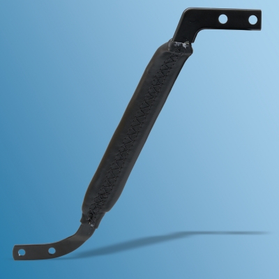 Preview: Haltegriff rechts, Kunstleder, neu pulverbeschichtet und neu bezogen für Porsche 911/912, Bj. 65-68, im Tausch, Kaution 238,00 Euro (inkl. MwSt.)  90155503920