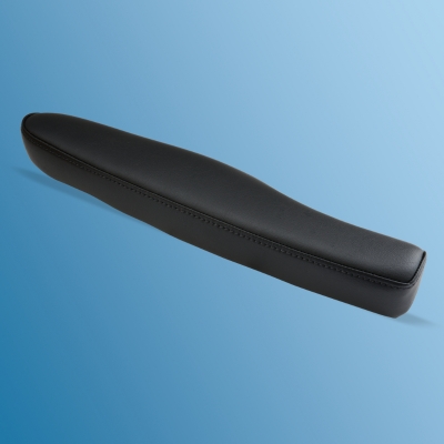 armrest upper part left, leatherette, new powder coated and new upholstery for Porsche 911/912, 65-68, in exchange, deposit 357,50 Euro (incl. VAT.)  90155504320,ECK 8037,ECK8037,90155504321