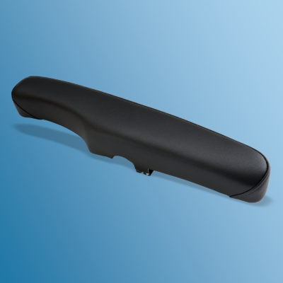 Preview: Nr.13 Armlehne Oberteil links, Kunstleder, neu pulverbeschichtet und neu bezogen für Porsche 911/912, Bj. 65-68, im Tausch, Kaution 357,50 Euro (inkl. Mwst)  90155504320,ECK 8037,ECK8037,90155504321