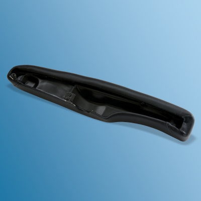 Preview: Nr.13 Armlehne Oberteil links, Kunstleder, neu pulverbeschichtet und neu bezogen für Porsche 911/912, Bj. 65-68, im Tausch, Kaution 357,50 Euro (inkl. Mwst)  90155504320,ECK 8037,ECK8037,90155504321