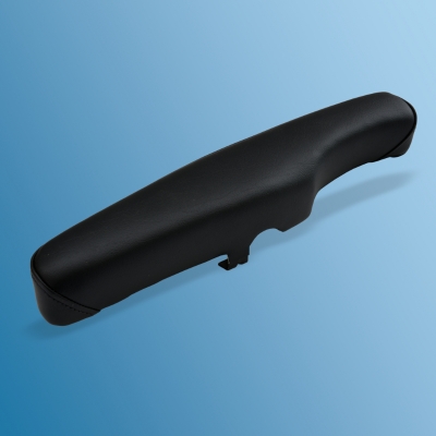 Preview: Armlehne Oberteil rechts, Kunstleder, neu pulverbeschichtet und neu bezogen für Porsche 911/912, Bj. 65-68, im Tausch, Kaution 357,50 Euro (inkl. Mwst)  90155504420,ECK 8038,ECK8038,90155504421,90155504422