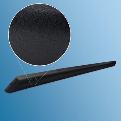 Cover strip, leatherette, right, without hole for mirror adjuster, for Porsche 911/912 Coupé/Targa, 68-75 - New production    90155508400