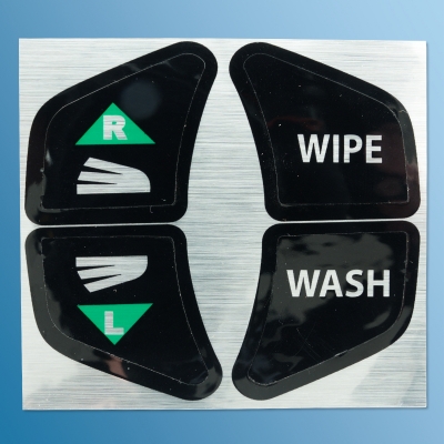 Symbolklebeset Licht + Scheibenwaschanlage für Porsche 914-6 USA  90155933001