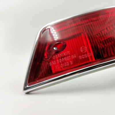 Preview: Heckleuchte, links, USA, für Porsche 911/912 Bj.65-68, original Produktion, Bosch, Gehäuse Metall        90163140301