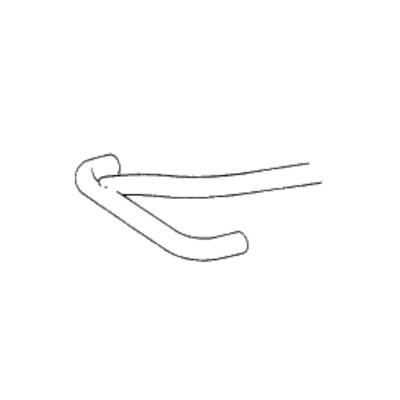 Unterdruckfromschlauch für Porsche 911, Bj.65-73 / 914/6 / 912       90510807500