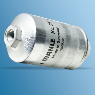 Kraftstofffilter Mahle KL25, K-Jetronic für Porsche 911, Bj.74-76  91111017600,91111018400