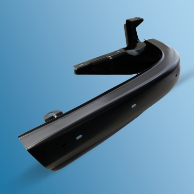 bumper rear outer part left, without opening for tailpipe for Porsche  911/912, 69 – 73  91150502102,90150502121,1684400970,591187-1