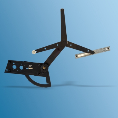 Window regulator right, electric, cross arm, for Porsche 911 Coupe, 76-86, overtaken in exchange, deposit 178,50 Euro (incl. VAT.)  91154293628