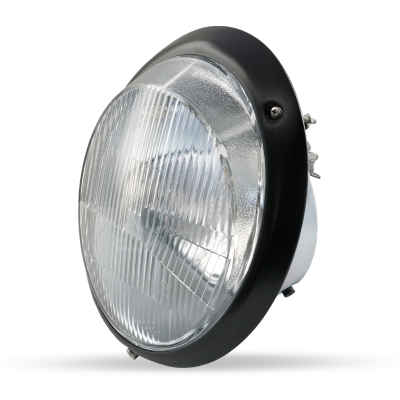 Preview: Scheinwerfer H4, Scheinwerferring schwarz für Porsche 911, Bj.74-89 - AFTERMARKET  91163111302