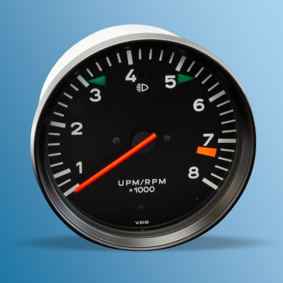 Tachometer for Porsche 911, 2,7l Carrera, 74-76, red range 72-74, new in exchange, deposit 297,50 Euro (incl. VAT)  91164130329