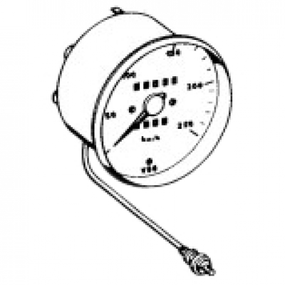 Tachometer MPH für Porsche 914-1,7/1,8/2,0  91464150530