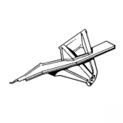 bracket for mounting rear axle, left for Porsche 914  91450101710
