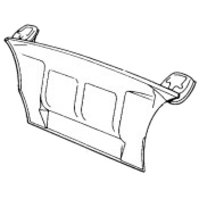 Querwand für Stossdämpfer vorne für Porsche 914, bis Bj.74  91450105110