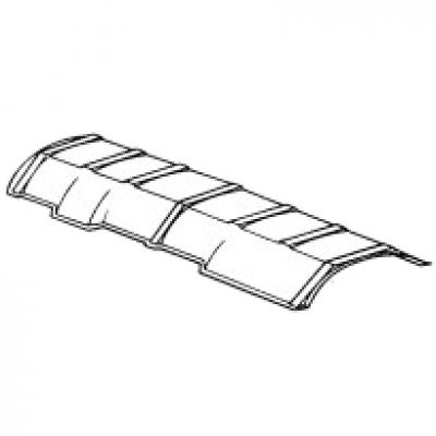heat protection plate for Porsche 914  91450159411