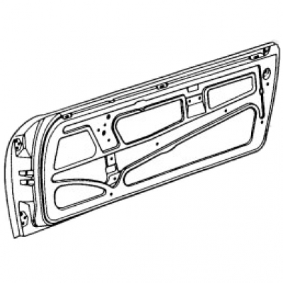 Rohbautür links für Porsche 914  91453116710