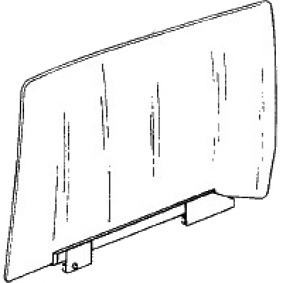 Türfensterscheibe klar rechts für Porsche 914-1,8/2,0  91454204012