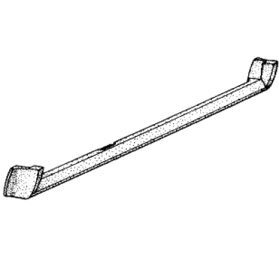 Knieschutzleiste für Porsche 914 ab Bj.72  91455204112